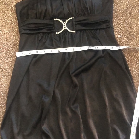 Taboo black jeweled mini halter dress size medium/small - Picture 16 of 16